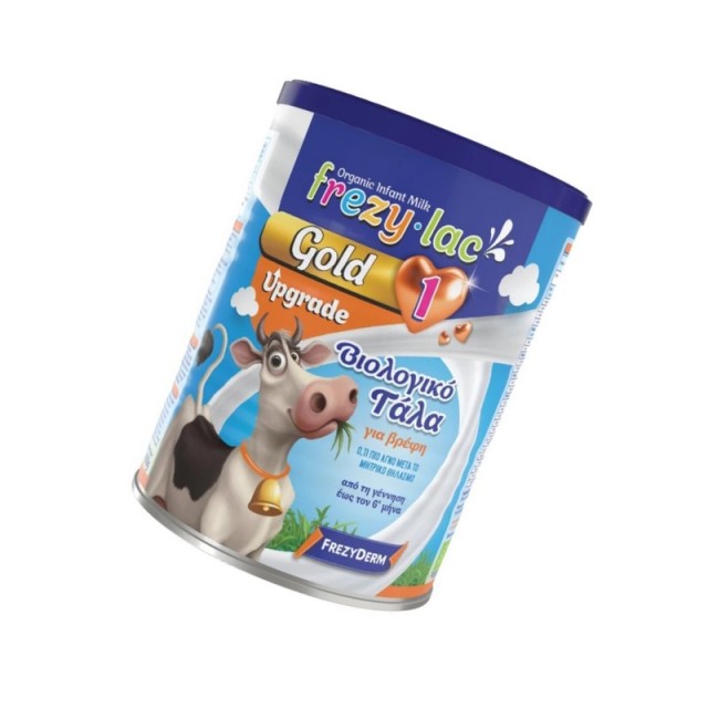 Frezyderm Frezylac Gold Upgrade 1 Βιολογικό Βρεφικό Γάλα Σκόνη Χωρίς Ζάχαρη 0m+ 400gr